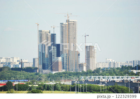 construction of new buildings on Borisovsky ponds in Moscow 122329399