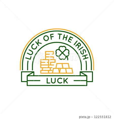 Simple Logo with Luck of the Irish icon Simple Logo with Luck of the Irish icon 122331812