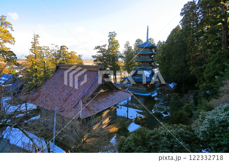 雪残る睦月の善宝寺 雪残る睦月の善宝寺 122332718