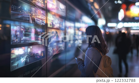 An immersive Virtual Reality Experience in a highly modern exhibition space An immersive Virtual Reality Experience in a highly modern exhibition space 122332788