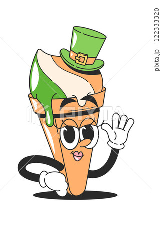 Ice-cream Patrick day treat character Ice-cream Patrick day treat character 122333320