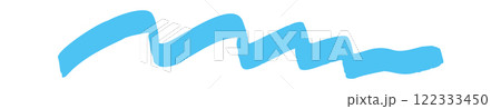 Blue color highlighter underline accentuation Blue color highlighter underline accentuation 122333450