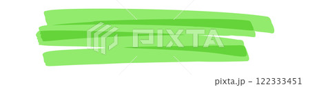 Text highlight green underlining stroke 122333451
