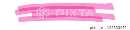 Pink brush stroke marker highlight 122333452