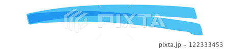 Blue linear handwritten highlight divider 122333453