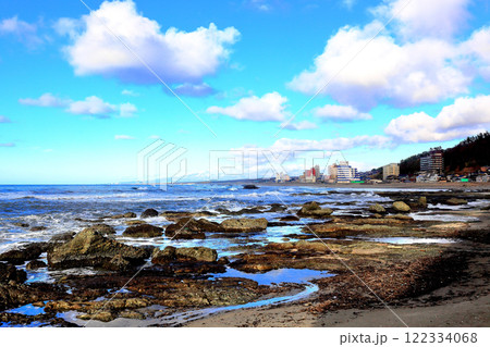 庄内浜冬風景磯場 庄内浜冬風景磯場 122334068