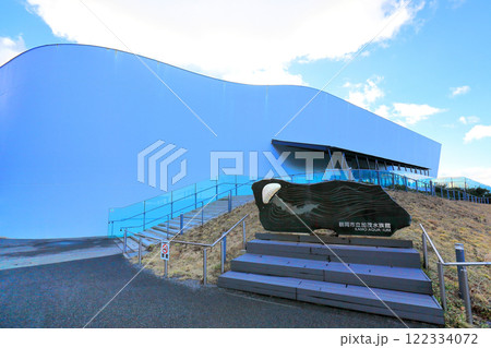 庄内浜冬風景鶴岡市立加茂水族館 122334072