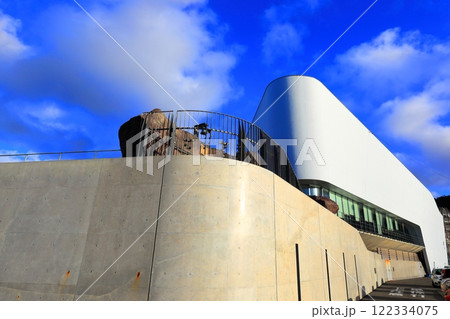 庄内浜冬風景鶴岡市立加茂水族館 122334075