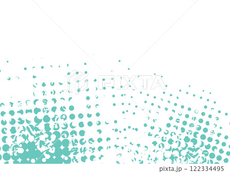 Bright blue minimal halftone dots grunge abstract background 122334495