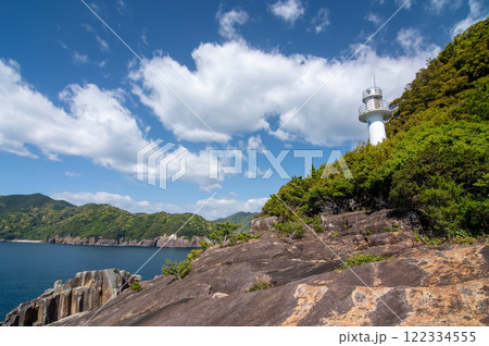 千畳敷・英虞崎・二木島灯台（熊野灘・三重県熊野市） 122334555