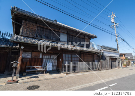 半田運河 蔵の街の小栗家住宅前(愛知県半田市) 半田運河 蔵の街の小栗家住宅前(愛知県半田市) 122334792