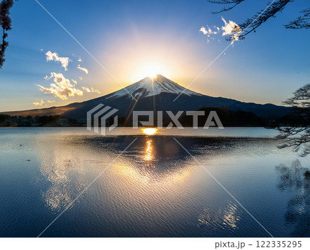 逆さ富士 122335295