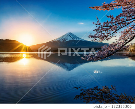 逆さ富士 122335306