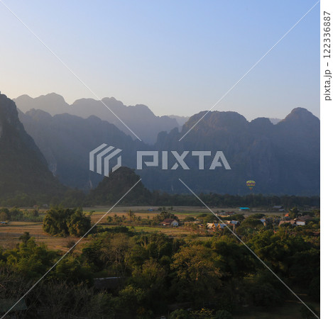 Mountain ranges in Vang Vieng, Laos. Mountain ranges in Vang Vieng, Laos. 122336887