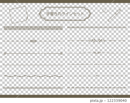 Simple and stylish hand-drawn line illustration set Simple and stylish hand-drawn line illustration set 122339040