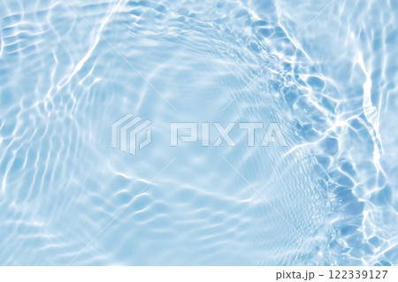 水 波 青 テクスチャ 背景 122339127