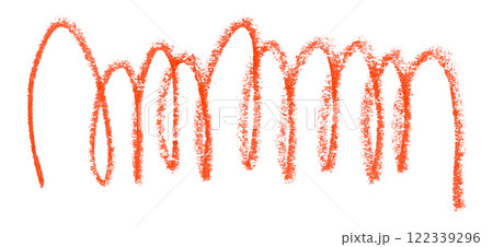 red pencil strokes isolated on transparent background 122339296