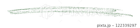 green pencil strokes isolated on transparent background 122339297