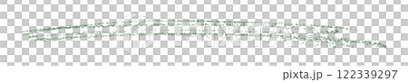 green pencil strokes isolated on transparent background 122339297