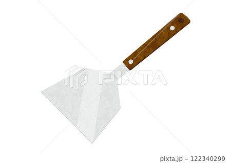 手描き風・ヘラのベクターイラスト 122340299