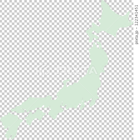 日本地図 122341451
