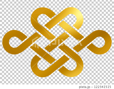 金寶結 mizuhiki 絲帶的向量圖解 122341515