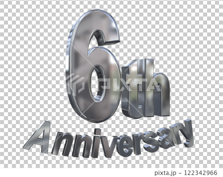 3DCG角色“6th Anniversary/6週年紀念標記閃光” 122342966