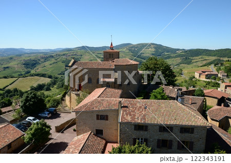 フランス ボジョレー オワン Oingt_Beaujolais フランス ボジョレー オワン Oingt_Beaujolais 122343191