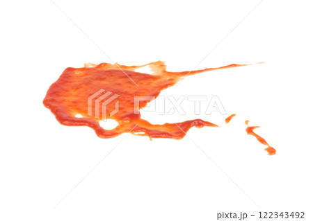 Red tomato sauce ketchup stains and smears Red tomato sauce ketchup stains and smears 122343492