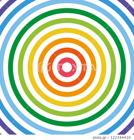 同心円背景 渦 虹色 同心円背景 渦 虹色 122344410