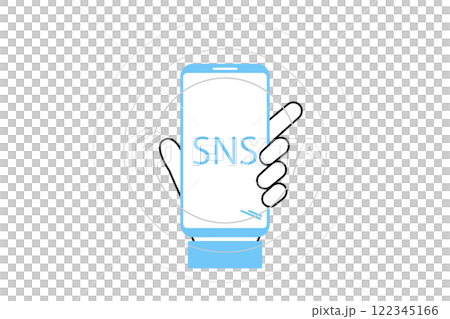 Illustration of spreading information on SNS Illustration of spreading information on SNS 122345166