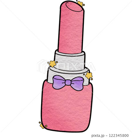The illustration of a lipstick 122345800