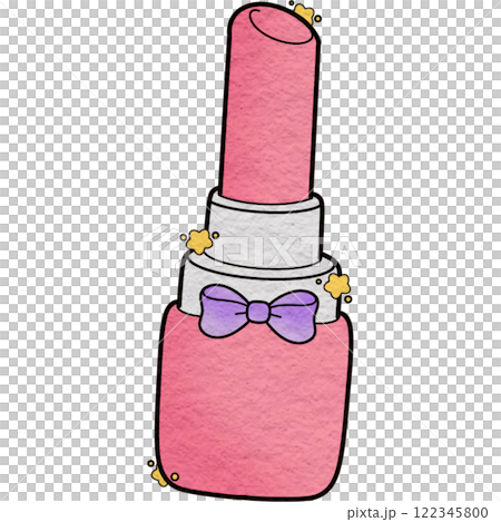 The illustration of a lipstick 122345800