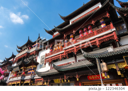 中国 上海市の観光地、豫園商城 122346304