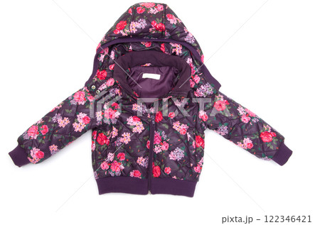 childrens jacket isolated on white childrens jacket isolated on white 122346421