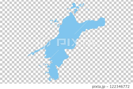 リアルな愛媛県の地図、日本の地方 リアルな愛媛県の地図、日本の地方 122346772