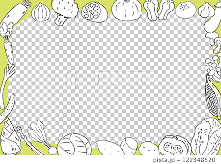 蔬菜框架圖 122348520