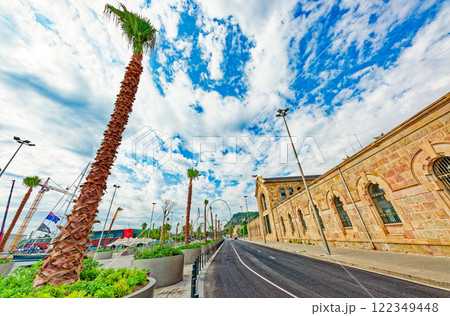 Barcelona- Building of Tax Agency . 122349448