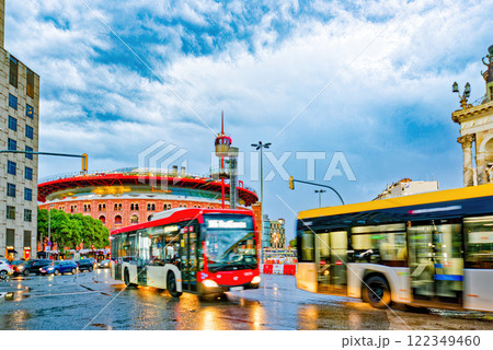 Pllaca De Espanya (Square of Spain) in city center. Barcelona. Pllaca De Espanya (Square of Spain) in city center. Barcelona. 122349460