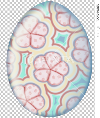Easter egg pastel color decorated for an Easter celebration. 122349863
