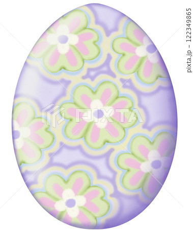 Easter egg pastel color decorated for an Easter celebration. 122349865