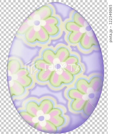 Easter egg pastel color decorated for an Easter celebration. 122349865