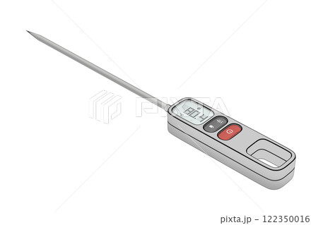Sketch of digital kitchen thermometer Sketch of digital kitchen thermometer 122350016