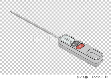 Sketch of digital kitchen thermometer 122350016
