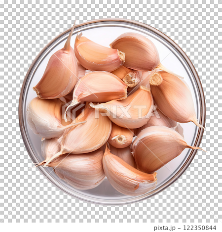 新鮮收穫的棕色大蒜 新鮮收穫的棕色大蒜 122350844