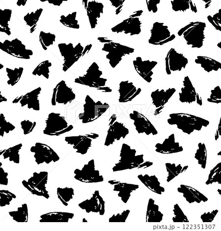 Seamless pattern with scattered grunge brush strokes Seamless pattern with scattered grunge brush strokes 122351307