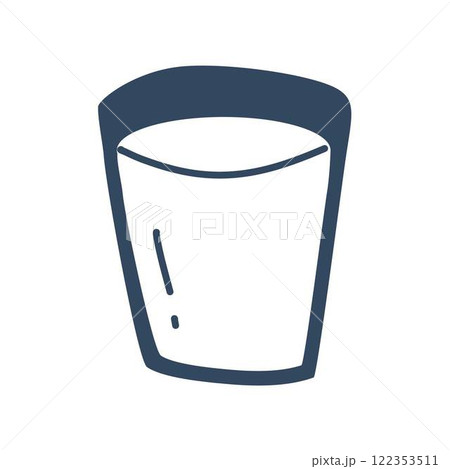 cute milk carton doodle illustration 122353511