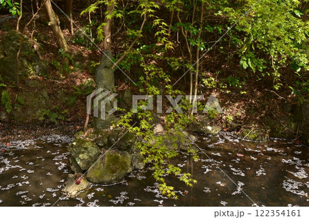 京都　勝持寺の魚籃観音 122354161