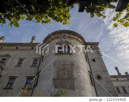 castle of buonconsiglio trento medieval town 122354408