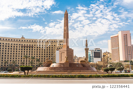 Tahrir Square in Cairo city 122356441